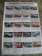 SOVEREIGN CAR SALES COBRA FORD GT 40 MKIII CARSTOCK POSTER ADVERT A4 SIZE FILE 5