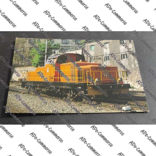 Cartolina locomotiva diesel - cartolina,
