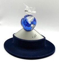 Swarovski Cristallo 2000 Planet Vision Mappamondo con Colomba Edizione Millennium