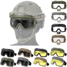FMA Casco Tattico Occhiali di Sicurezza Anti Nebbia Polvere Caccia Occhiali Protettivi Prop