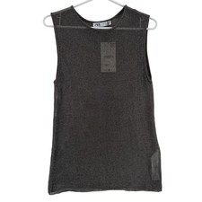 Top ZARA donna piccolo argento