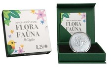 Moneta argento 999 Giglio 0,25