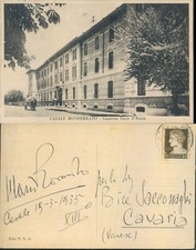  CASALE MONFERRATO CASERMA CON PASSAGGIO DI CARRETTO CON CAVALLO R@R@-N.49062