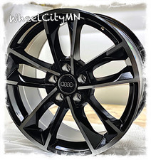 18 x8" gloss black machined