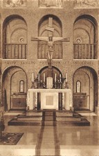 A7409) POSSAGNO COLLEGIO CAVANIS ALTARE CHIESA DEL S CUORE VIAGGIATA TREVISO