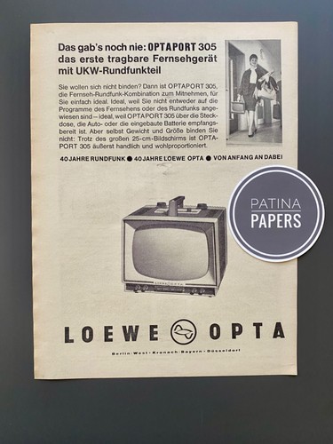 1963 loewe optaport - 1963, 305