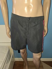 COSTUME UOMO BOXER GRIGIO SCURO MARCA BIKKEMBERGS TAGLIA L 100% POLIESTRE