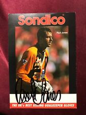 Autografo PAUL JONES-FC Southampton-NS WALES-Ex-Liverpool/Queens Park RangerAK  
