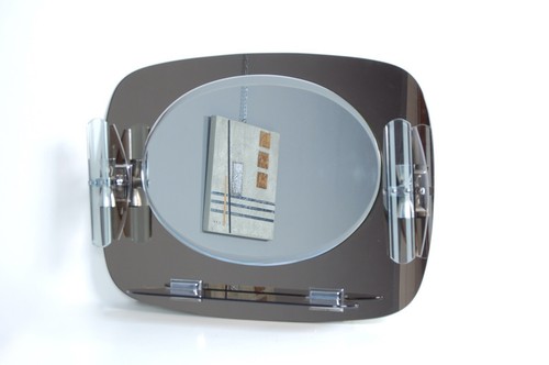 Specchio bagno vetro fumè