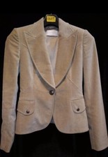 Giacca velluto beige di