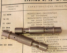 FIAT 500 D - F - L - R  MOTORI ELABORATI DCOE - IDF TUBETTI EMULSIONATORI (549)