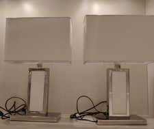 SVEVIA- COPPIA LUME PELLE BIANCA-  NUOVO E ORIGINALE