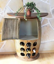 Scaffale per vino botte in