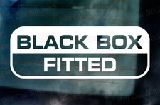 Scatola Nera Aderente Adesivi Decalcomanie Giovane Autista Auto Sicurezza Window