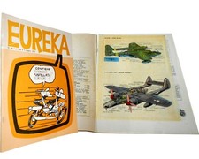 EUREKA 1972 rivista fumetti con Adesivi AEREI