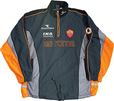Maglia AS Roma diadora training sweat felpa Ina Assitalia match worn STOCK PRO