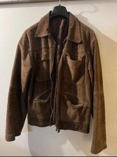 giubbino corto da uomo, realizzato in vera pelle di renna