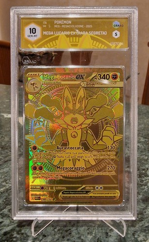 Carta pokemon mega lucario - pokemon, ex