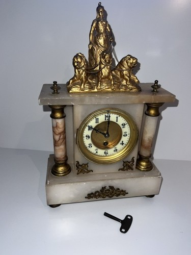 Orologio camino con colonne - orologio,