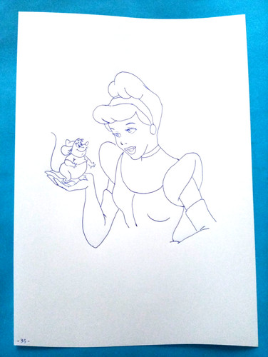 Disegno cenerentola disney - di,