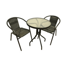 Achilles Black Polyrattan