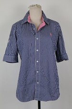 RALPH LAUREN POLO GOLF CAMICIA DONNA TG 14 WOMAN SHIRT CASUAL VINTAGE COTONE