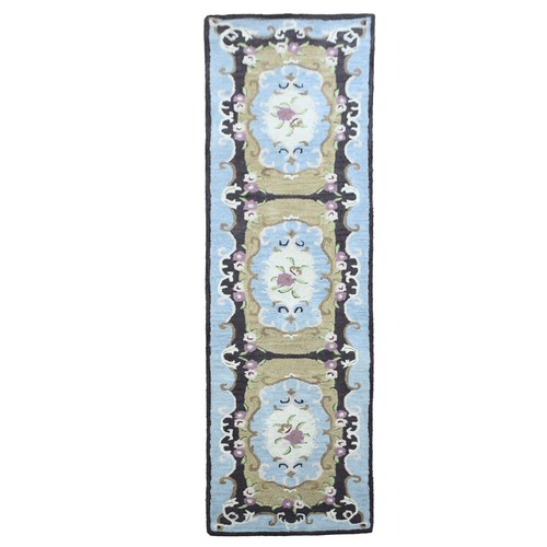Tappeto runner lana trapuntato - tappeto,