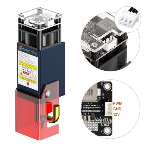 Modulo laser testa alta