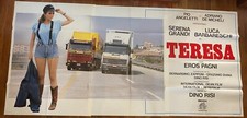 MANIFESTO 6F, TERESA SERENA GRANDI BARBARESCHI,CAMION AUTOTRENO SCANIA FIAT 1987