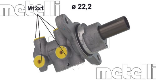 Metelli cilindro maestro - cilindro,