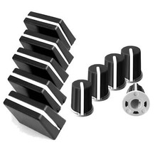 Tappo fader equalizzatore pomello nero 5 pezzi per Pioneer Numark Rane AKAI DJ controller mixer