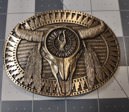 Fibbia cintura western - , vintage