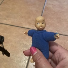 Paciocchino - Fiammiferino Anni 90bean doll bambolina Blu