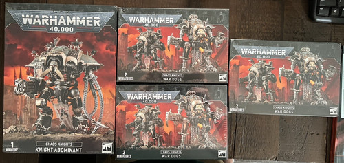 Lotto warhammer 40k cavalieri - warhammer,