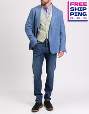 Giacca blazer tessuto lana e lino seta ISAIA RRP €3950 IT54 US44 XXL effetto macchia