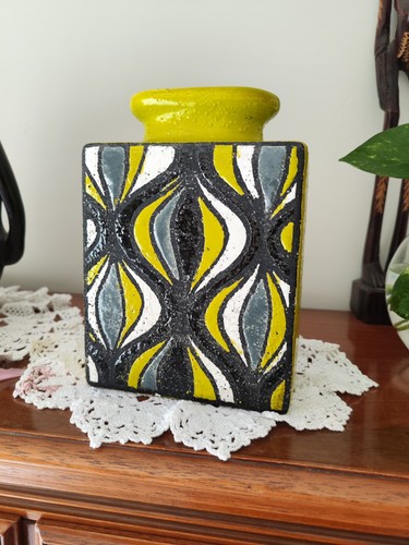 Vaso ceramica bitossi anni - vaso,