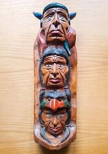 Totem indiani 40cm - pezzo unico da USA - legno massello