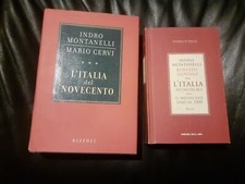  2 LIBRI Indro Montanelli: L'Italia dei secoli bui, L'ITALIA DEL NOVECENTO 