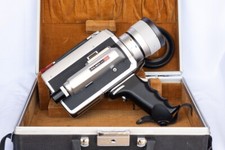 Cinepresa Elmo super 108 silver - anno fabbricazione 1974, lente con alone