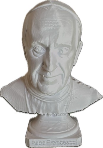 Busto papa francesco pla 20 - busto,