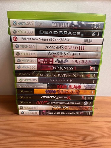Xbox 360 games set pcs - games,
