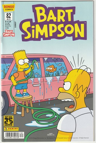 Bart simpson 82 panini - bart,