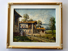 Quadro Adriano Oriani in perfette condizioni, cornice in legno 38x32