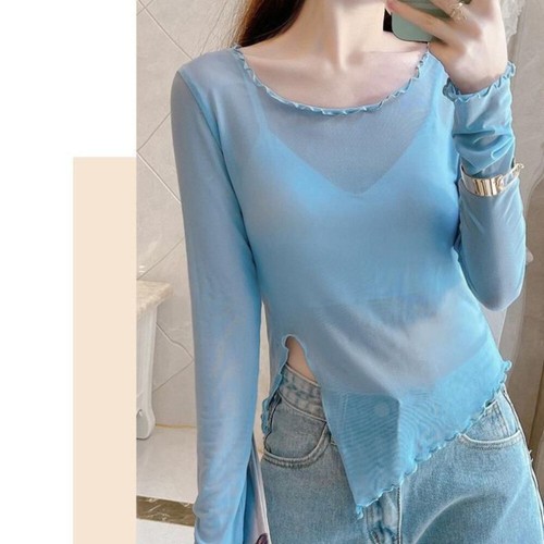 Donna rete trasparente - da,