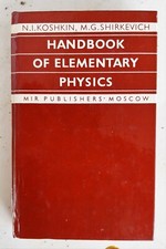 INGEGNERIA MANUALE DI FISICA ELEMENTARE MIR INGLESE KOSHKIN MECCANICA