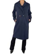 Cappotto Lungo Donna Invernale Doppiopetto con Bottoni e Tasche (cod. 6586)