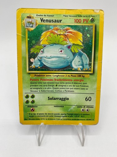 Carta pokemon venusaur 102 - pokemon, 15/102