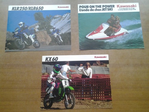 Depliant kawasaki anni 90 - kawasaki, '90