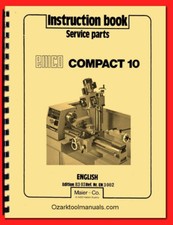EMCO Compact 10 Metal Tornio Operatore Istruzioni Cablaggio Schemi Manuale 1415