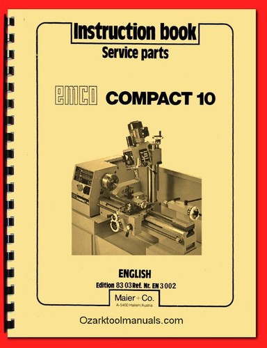 Emco compact metal tornio - 10,